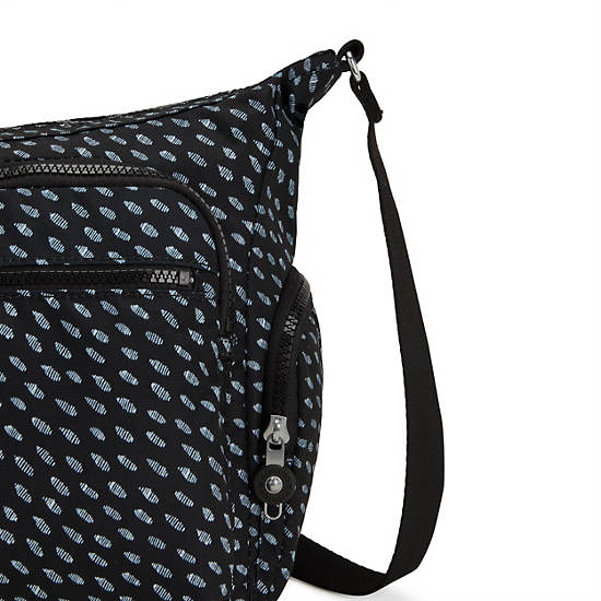 Torba Crossbody Kipling Gabbie Printed Czarne | PL 2054BE